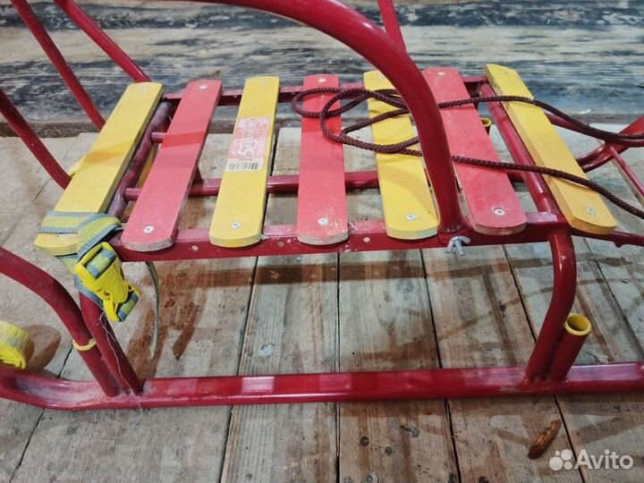 Санки детские с колёсами. Nika kids