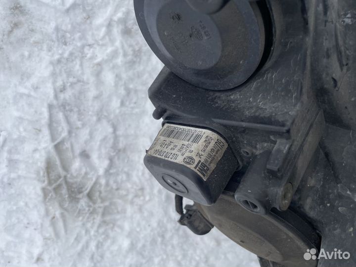 Фара правая черная opel astra H