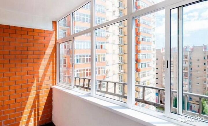 Отделка, утепление, остекление балконов и лоджий