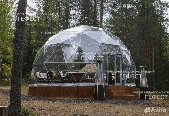 Геодезический купол, шатер