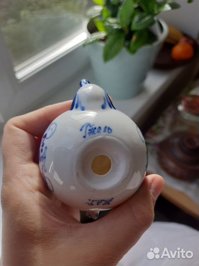 Статуэтка тиргрёнок, гжель