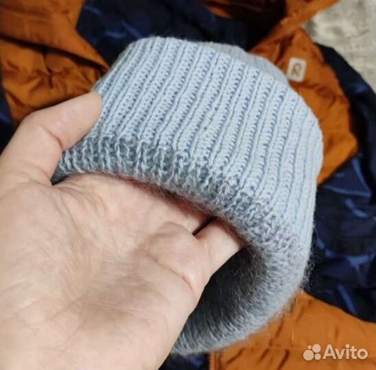 Шапка кашемир ручная работа двусторонняя новая