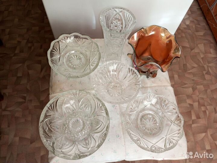 Хрустальная посуда СССР