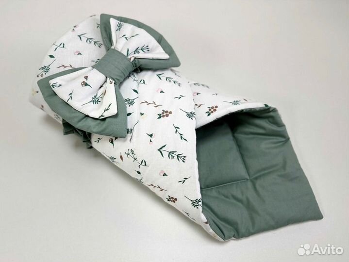 Конверт-одеяло на выписку осень-весна