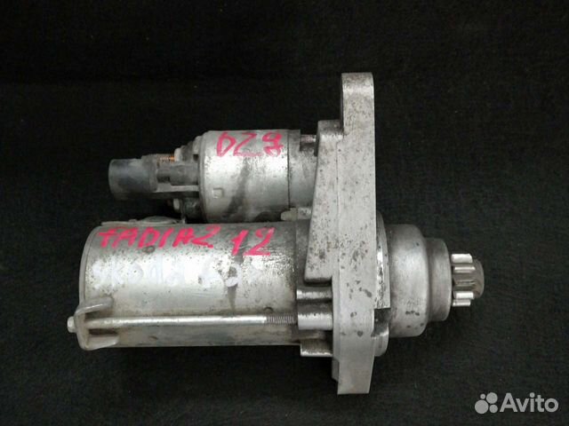 Стартер skoda fabia 1.2