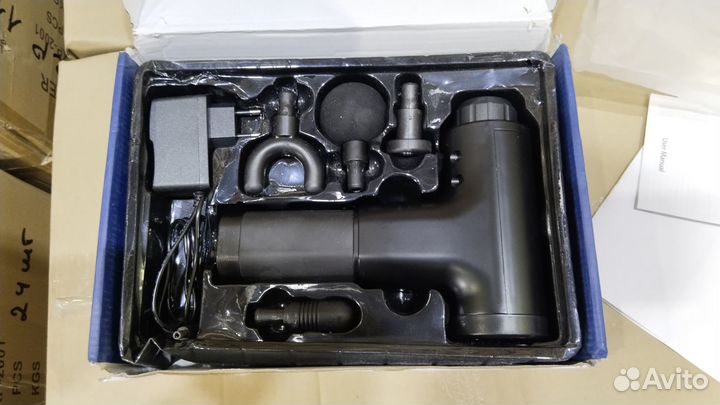 Перкуссионный массажер-пистолет Fascial Gun FH-320