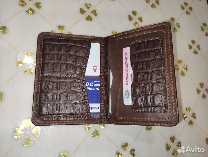 Докхолдер из натуральной кожи