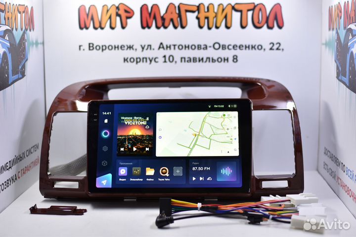 Магнитола Toyota Camry 30 дерево Teyes CC3 2k