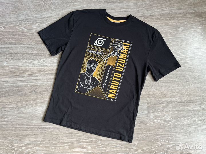 Naruto Shipuden S официальный мерч футболка