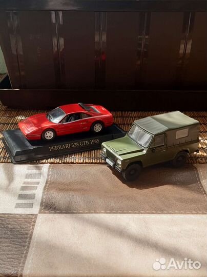 Модель автомобиля ferrari, УАЗ