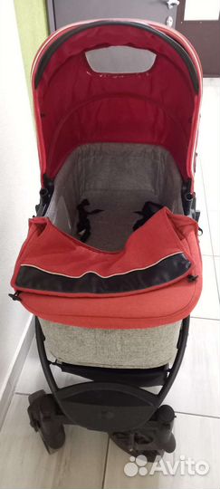 Коляска 2 в 1 эко кожа