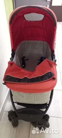 Коляска 2 в 1 эко кожа