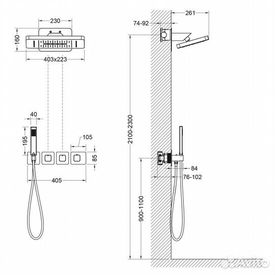 Душевая система Timo Petruma SX-5249/00SM