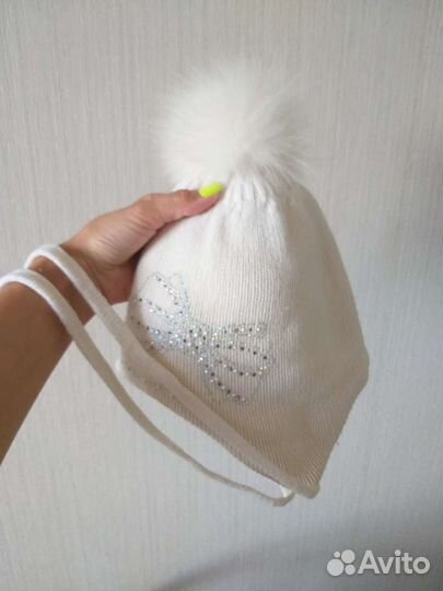 Шапка для девочки р. 52-54