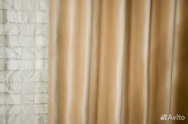 Прямые шторы блекаут на заказ