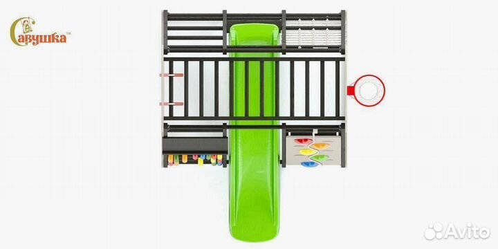 Игровой комплекс для дома меловая доска