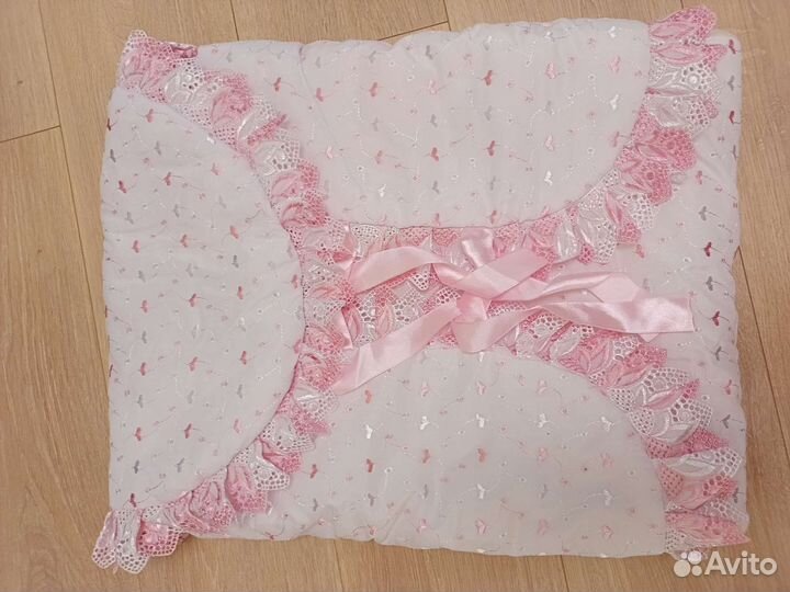 Конверт на выписку для девочки зима