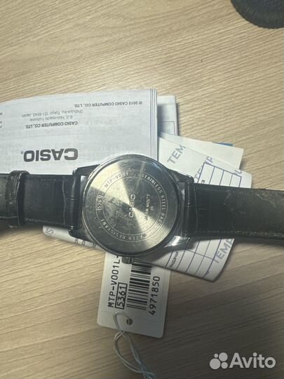 Часы casio mtp-v001