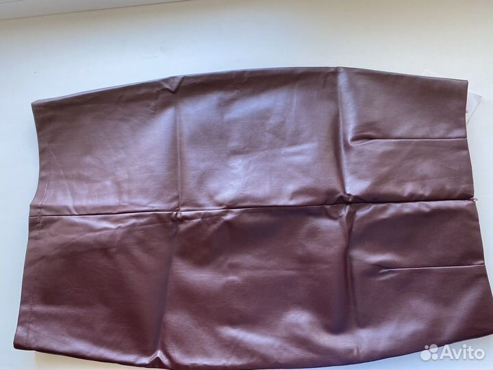 Кожаная юбка новая