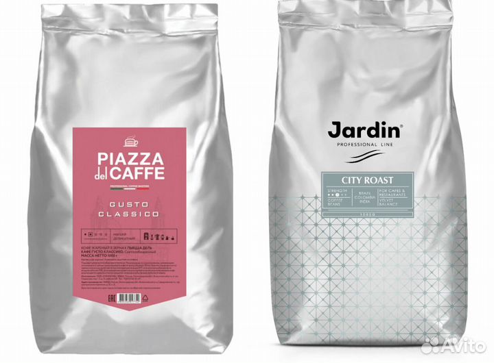 Кофе зерновой Jardin City Roast / piazza 1 кг