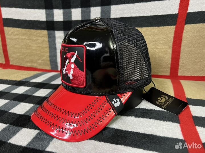 Бейсболка Goorin Bros сетка гламурный козел черный