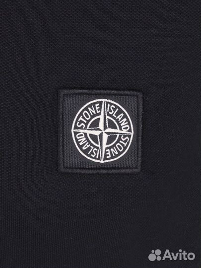 Stone island поло Черное