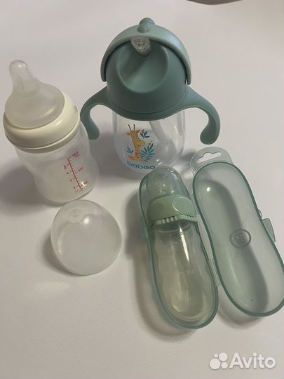 Детский поильник,ниблер и бутылочка
