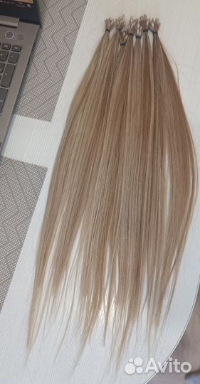 Волосы для наращивания натуральные, 155 капсул