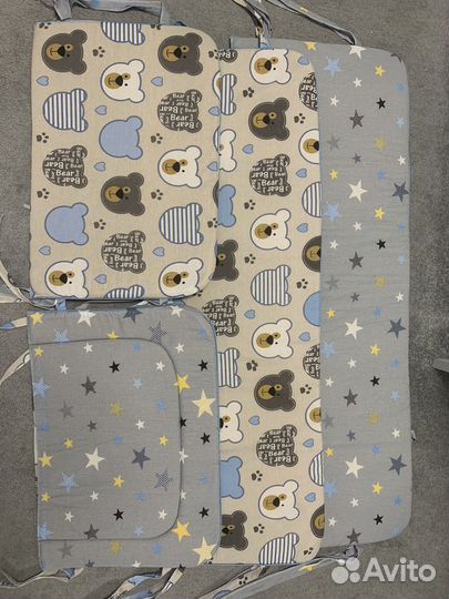 Балдахин и бортики в кроватку