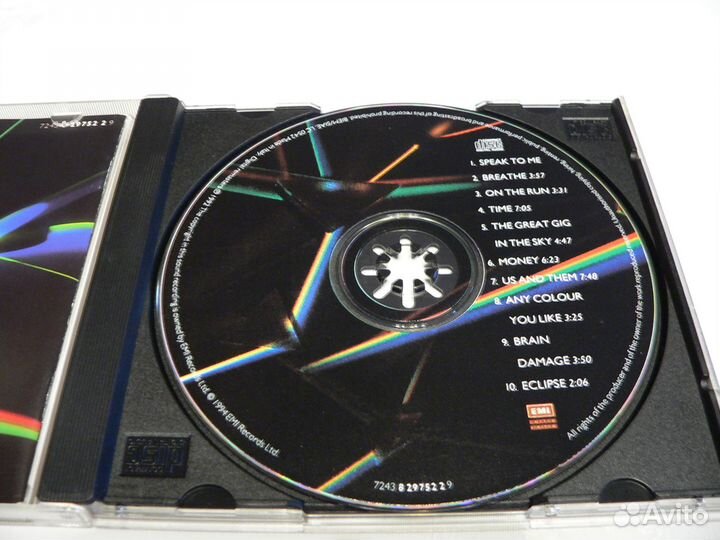 Cd диски Pink Floyd 1973.1994 год