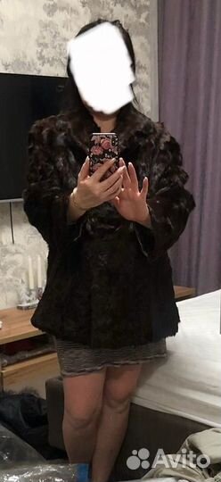 Шуба из козла 44-46 размер винтаж