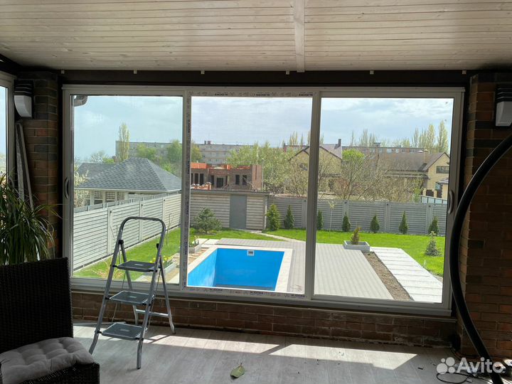 Алюминиевые окна терраса Балкон