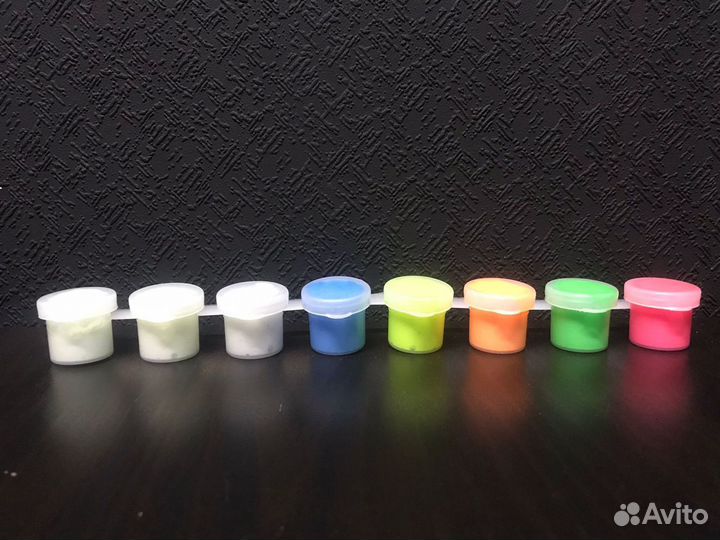 Люминесцентная линейка-набор(8 цветов)