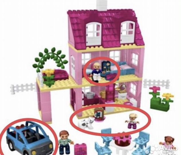 Коробка Лего Дупло