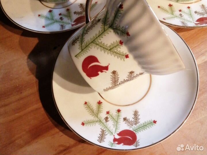 Кофейная чашечка с блюдцем лфз