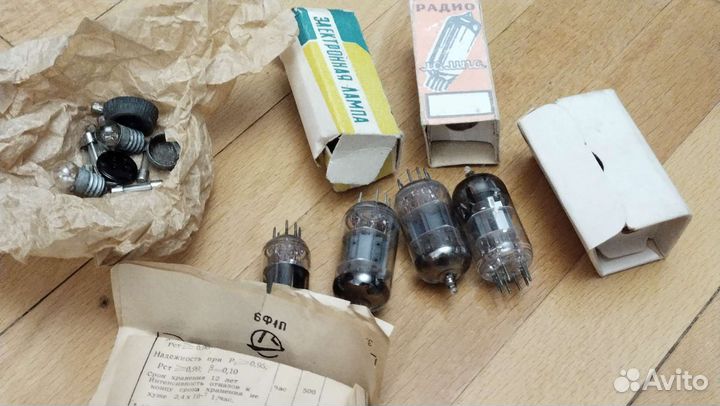 Лампы СССР для радио и телевизоров новые пакетом