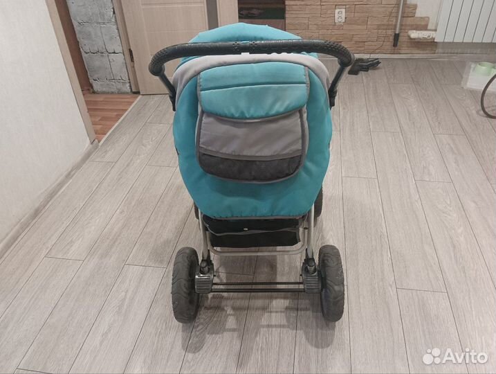 Коляска-трансформер Amelia (серая с мятой)