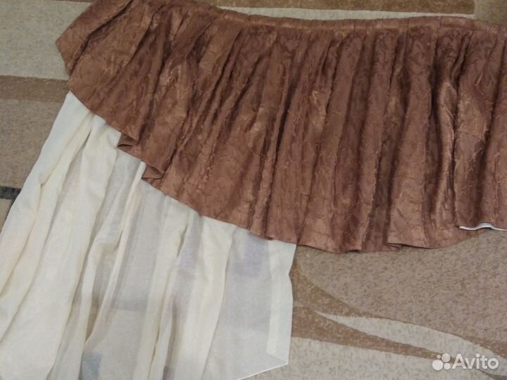 Комплект шторы и тюль бу