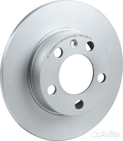 Тормозной диск Volkswagen Polo VI 2020-2024