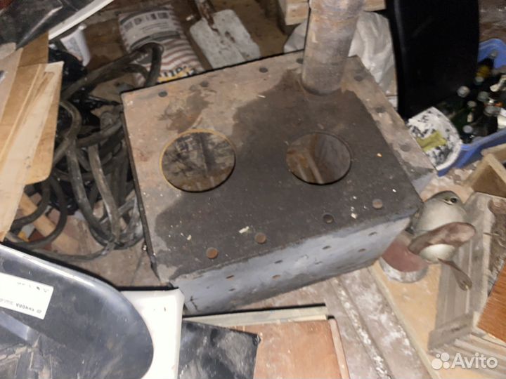 Печь буржуйка чугунная