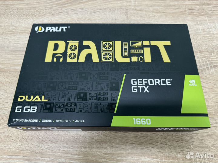 Видеокарта Palit nvidia GeForce GTX 1660 Dual