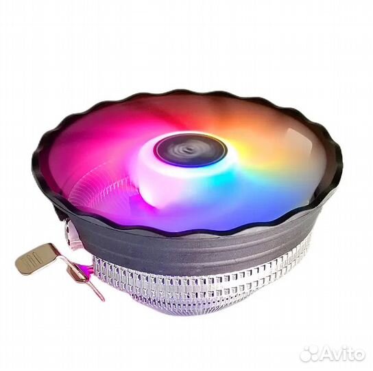 Кулер для процессора intel amd TDP 95вт+RGB