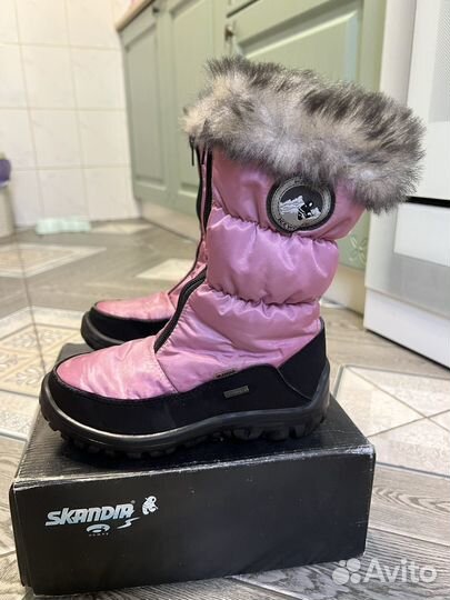 Сапожки зимние на девочку