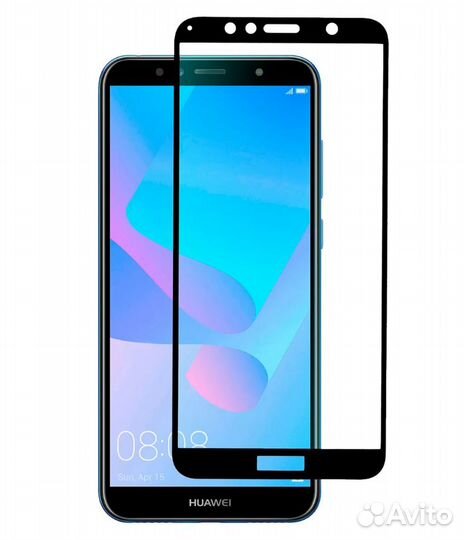 Защитное стекло Huawei Honor 7C Pro, полное покрыт