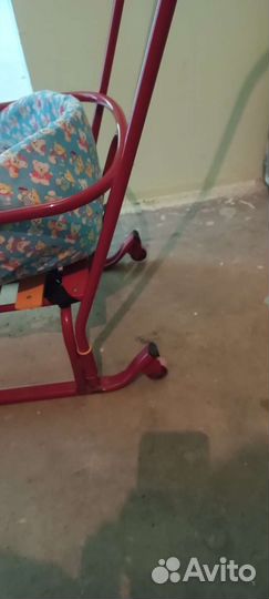 Детские санки с колесами