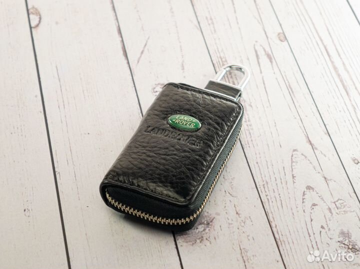 Кожаная ключница Land Rover