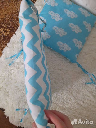 Бортики в детскую кроватку новые