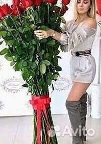 Высокие розы 150 160 170 180 190см доставка Москва