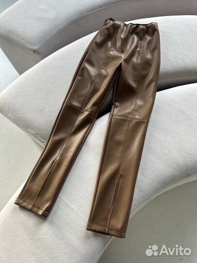 Брюки эко кожа Loro Pian*