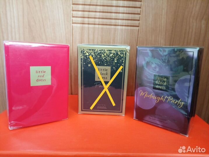 Little red dress/ Midnight party. Avon